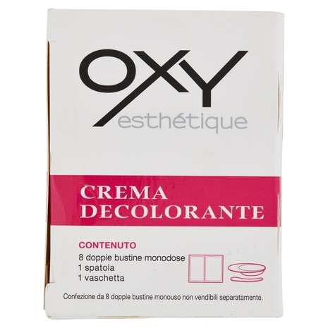 Oxy esthétique Crema Decolorante 8 kit monouso in bustine pre-dosate 75 ml
